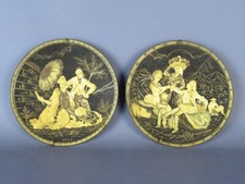 Piatti metallo inciso