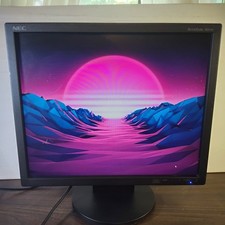 NEC AccuSync AS191 19" 5:4 LCD SXGA Monitor per Retro Gaming 1280 x 1024 Graffiato