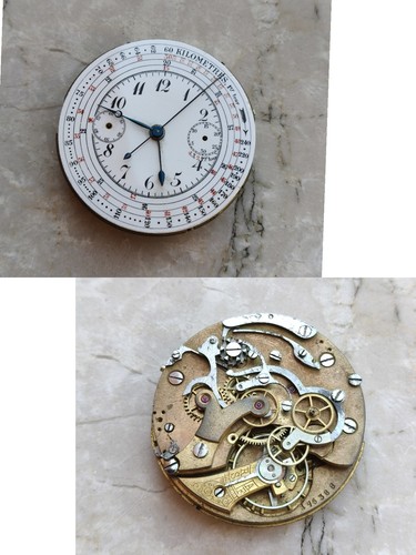 30s chronograph pocket watch - 30s,