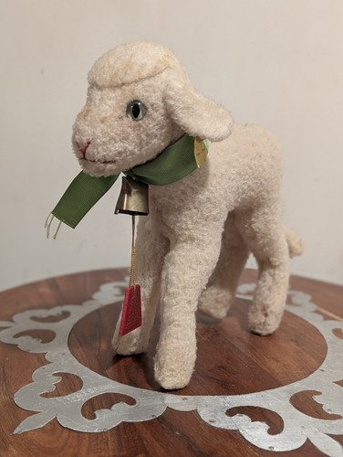 Vintage steiff lamby lamb - 8",