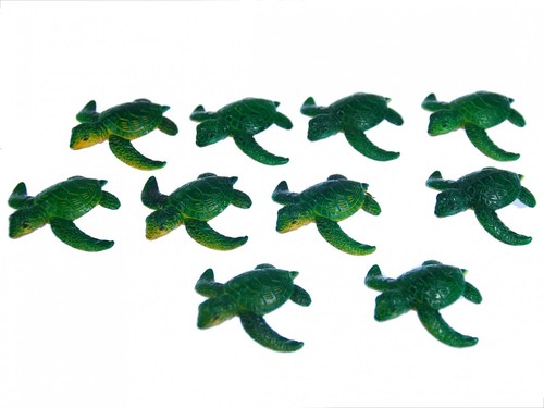 10x tartaruga acquatica figura - acquatica,