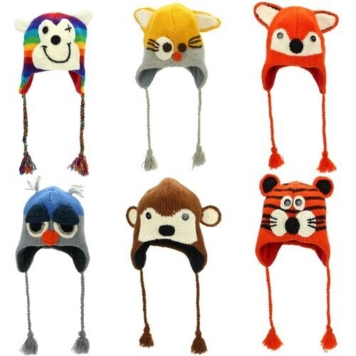 Lana cappello animale fodera - cappello,