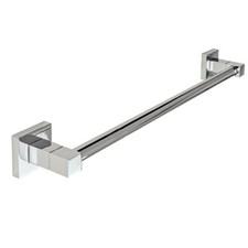 Porta asciugamano moderno da muro in acciaio fissaggio con viti o senza 43 cm