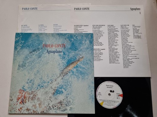 Paolo conte aguaplano vinyl - paolo,