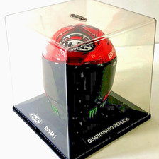 HJC MONSTER ENERGY CASCO MON 23 FABIO QUARTARARO REPLICA MINI CASCO 1:4