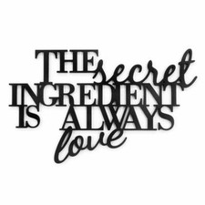 The Secret Ingredients Scritta