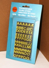 Lettere e numeri per titolatrice filmini 8 e super 8 vintage