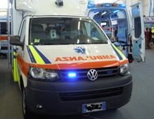 COPPIA LAMPEGGIANTE BLU