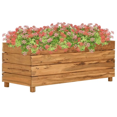 Legno massello teak letto - legno,