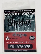 Pass backstage Slipknot / Dope