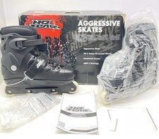 NO FEARR Pattini aggressivi uomo neri UK 10 con scatola