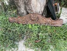 Legno Decorazione Intagliato A Mano Fiori Decorazioni Antiquariato Stile 800
