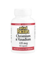 Cromo e Vanadio, 125 mcg, 90