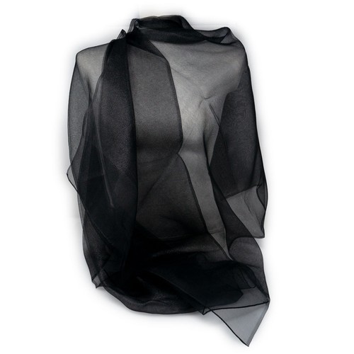 Stola nera donna elegante - stola,