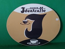 INSEGNA TABELLA PUBBLICITARIA NUOVA IDEALCAFFÈ CAGLIARI DA PARETE. DA47