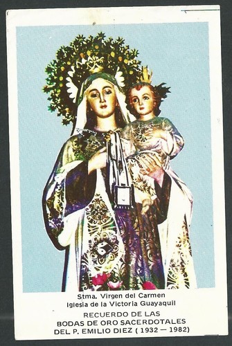 Antico santino madonna - di,