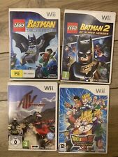 Lotto Giochi WII con Lego Batman e Dragon Ball