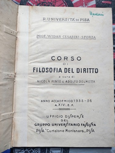 Prof widar cesarini sforza - prof., cesarini-sforza