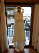 Abito vestito da sposa Pronovias Lamas + stola + acconciatura
