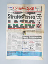 CORRIERE DELLO SPORT 3 MAGGIO 1999 UDINESE-LAZIO 0-3 FERRARI SCHUMACHER GP IMOLA