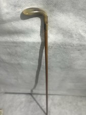 Bastone con impugnatura ricurva in Osso/Corno