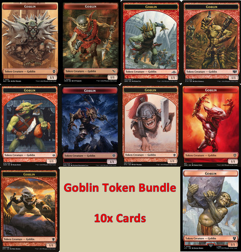 Lotto gettoni mtg goblin set - gettoni,