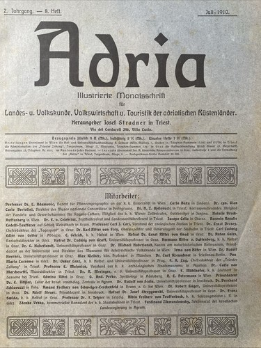 Adria jahrgang 8 heft - adria,