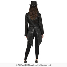 Costume frac donna - nero, con