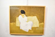 Quadro Dipinto Su Tela Donna