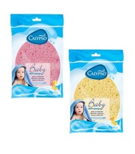 12pz CALYPSO BABY Spugna Bambino in cellulosa e fibre NUOVE spugne bimbi 