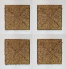 Art.003 4 pz Ricambio Sedile fondo Seduta per sedia in paglia 33 cm x 33 cm