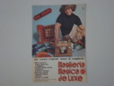 advertising Pubblicità 1977 MAGLIERIA MAGICA DE LUXE