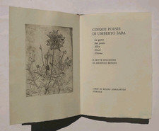 Cinque poesie di Umberto Saba