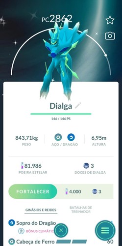 Pokémon shiny dialga - pokémon,