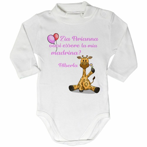 Lupetto neonata personalizzato