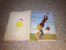 ALBUM CALCIATORI PANINI 1962-63 1963 Q.COMPLETO(-SCUDETTI E 11 FIG)ORIG. BN/OTT