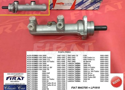 Pompa freno fiat uno turbo - pompa,