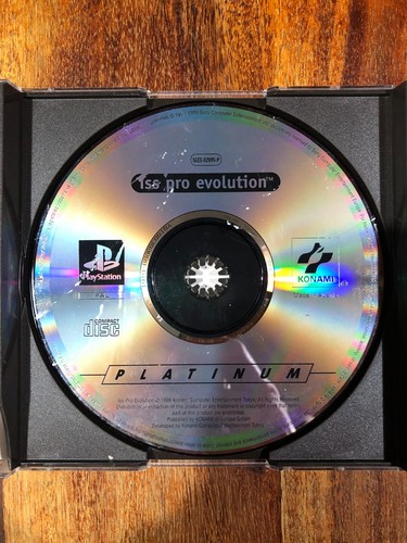 Iss pro evolution ps1 - evolution, platinum