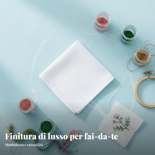 Fazzoletto bianco decorare - bianco, da