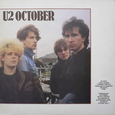 U2 October UK Island Vinyl LP