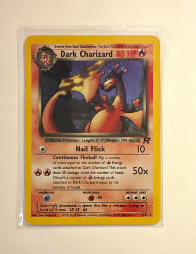Pokemon tcg dark charizard - pokemon,