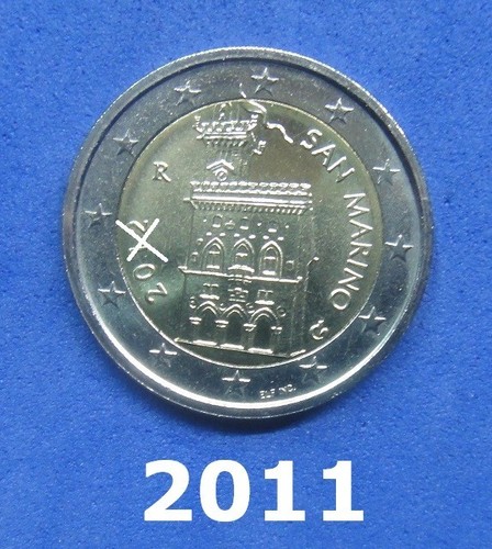San marino monete 2 - 2, euro