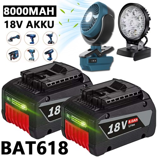 Batteria per bosch 18 v - 8,0,