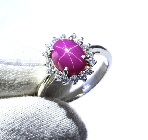 Anello grappolo zaffiro - anello,