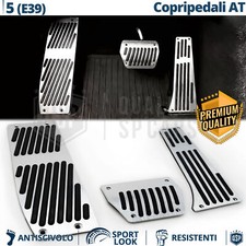 COPRIPEDALI Sportivi per BMW Serie 5 E39 AUTOMATICO Pedaliera Alluminio e Gomma
