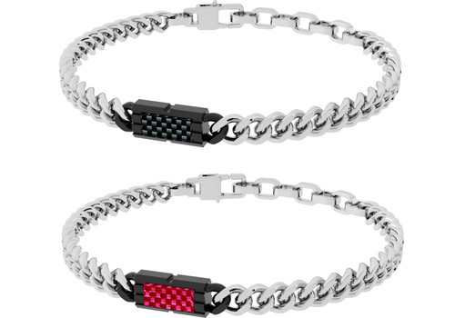Bracciale reversibile uomo - reversibile,