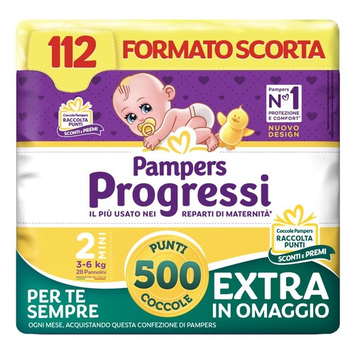 Pampers progressi mini taglia - progressi,