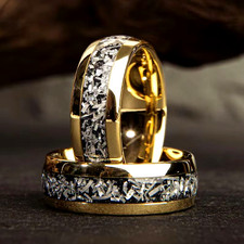 Anello uomo in carburo di