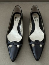 Scarpa artigiana di Spelta ballerina in vernice 