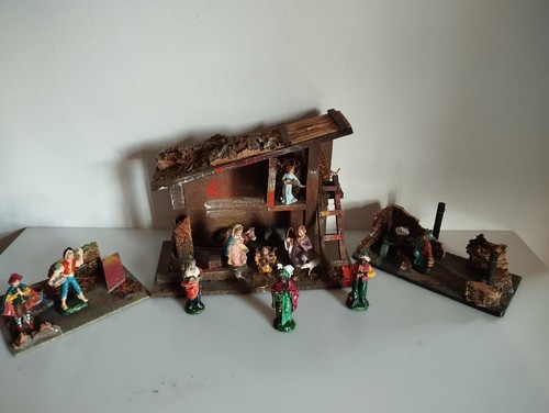Presepe legno fatto mano - in, a